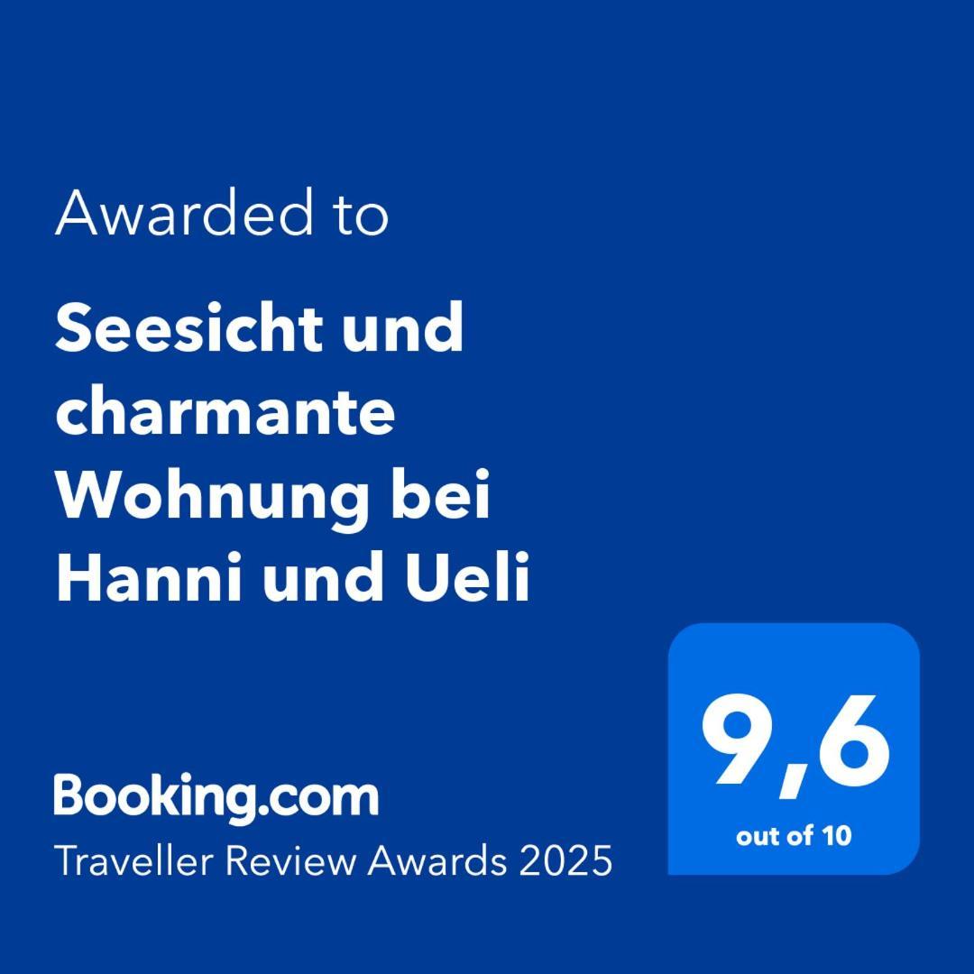 Seesicht Und Charmante Wohnung Bei Hanni Und Ueli Bottighofen Kültér fotó